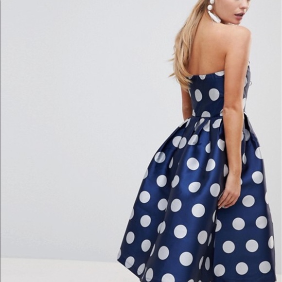 chi chi polka dot dress